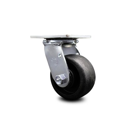 Service Caster 4 Inch Glass Filled Nylon Wheel Swivel Caster with Roller Bearing SCC-30CS420-GFNR
